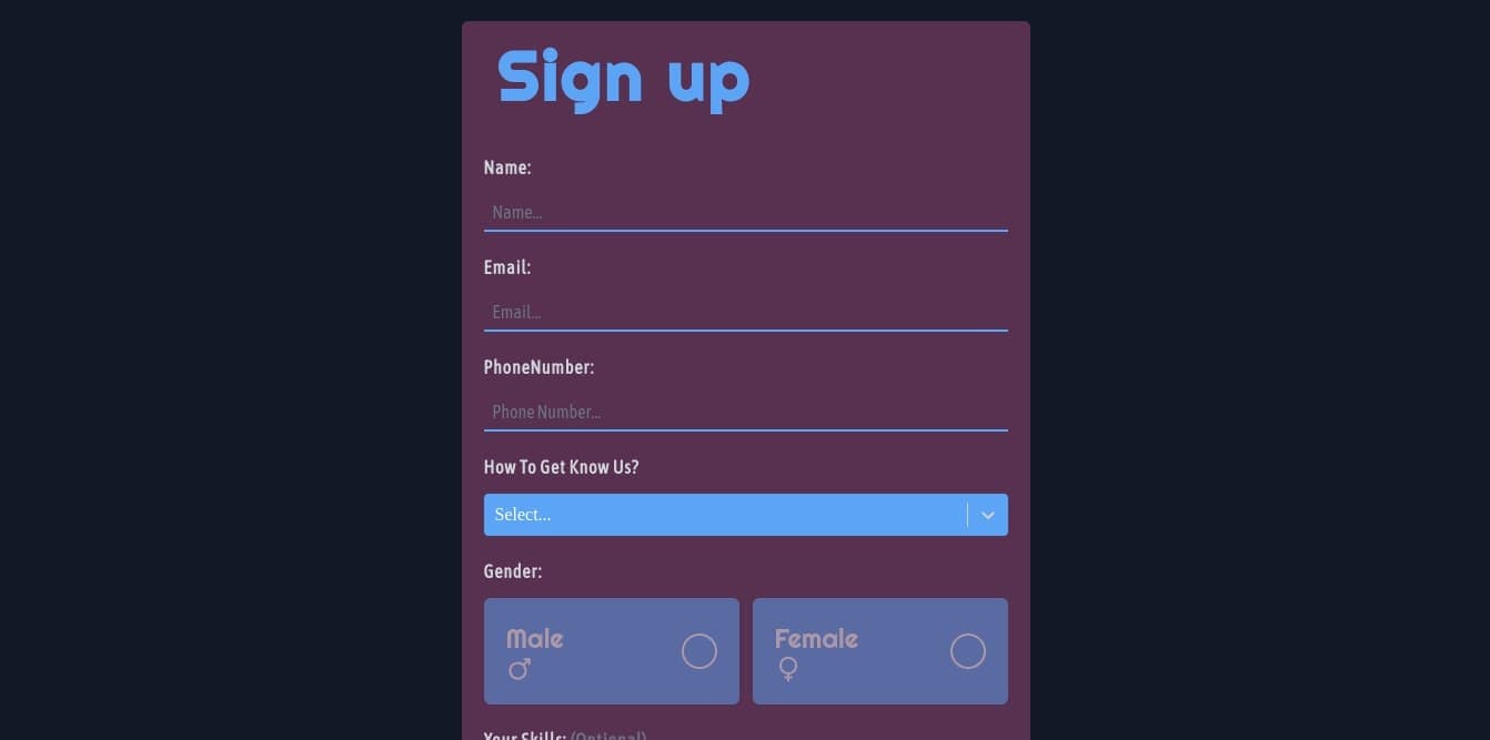 Form Validation